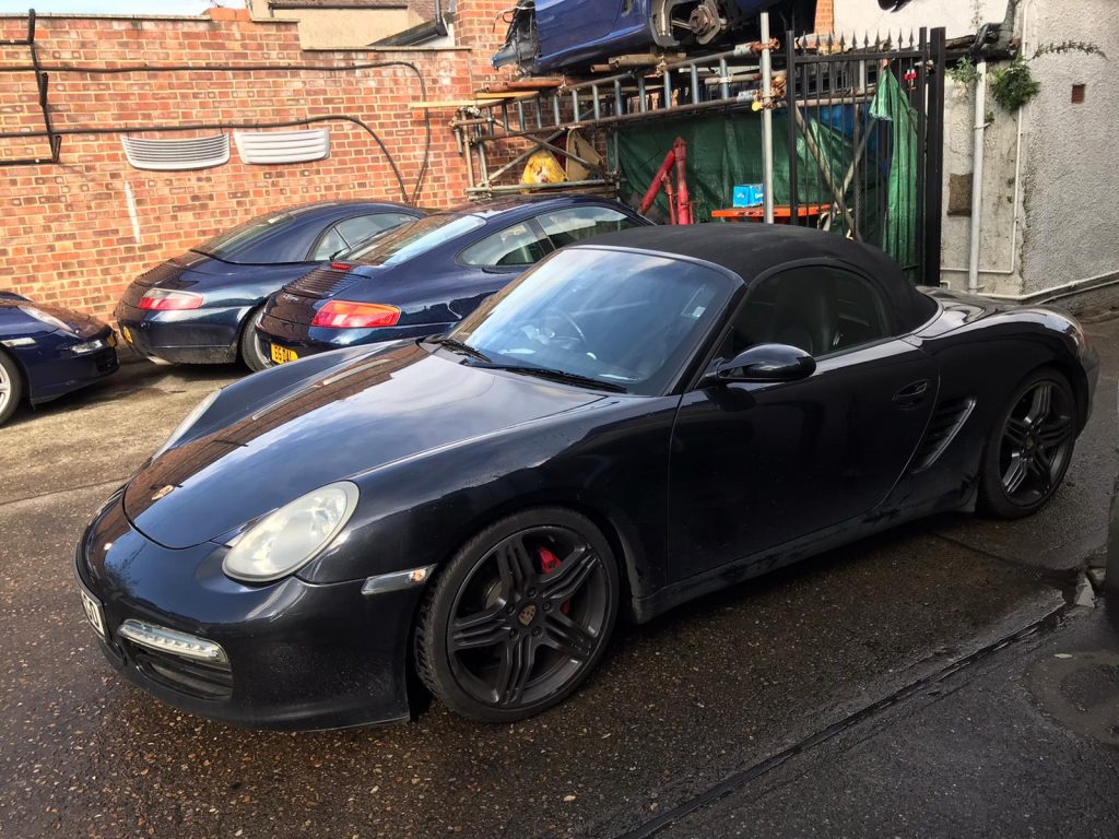 porsche boxster new exhaust fitted