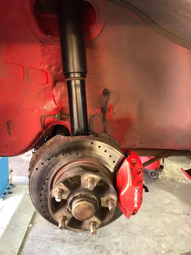 porsche 964 healthcheck and new shock absorbers