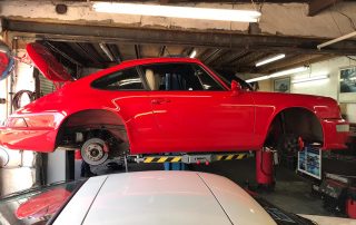 porsche 964 healthcheck and new shock absorbers