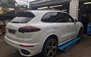 Porsche Cayenne Plenum Chamber Blocked