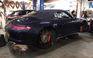 porsche 911 brake disc pads change