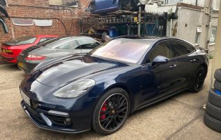 porsche panamera turbo steering and geometry