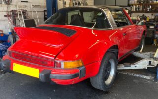 Porsche 930 targa service geo exhaust worl London kent essex