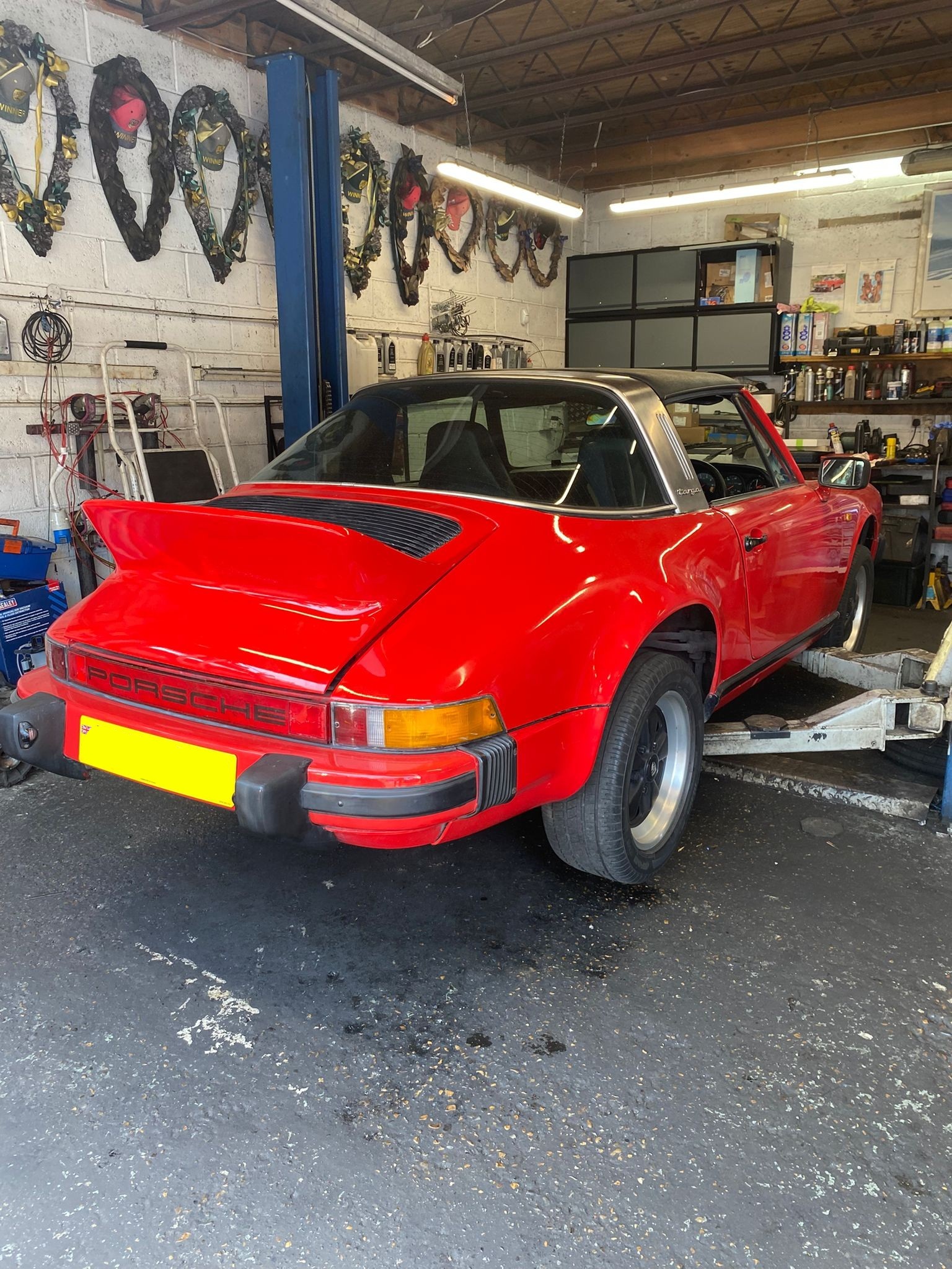 Porsche 930 targa service geo exhaust worl London kent essex