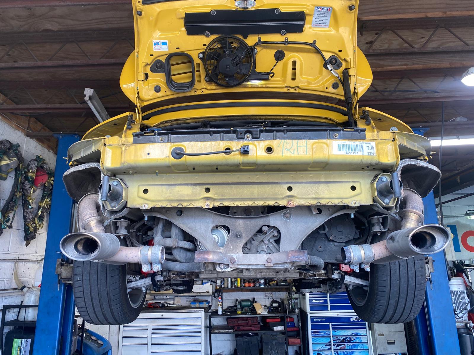 Porsche 996 Sports Exhaust Fitting & Manifold Replacement